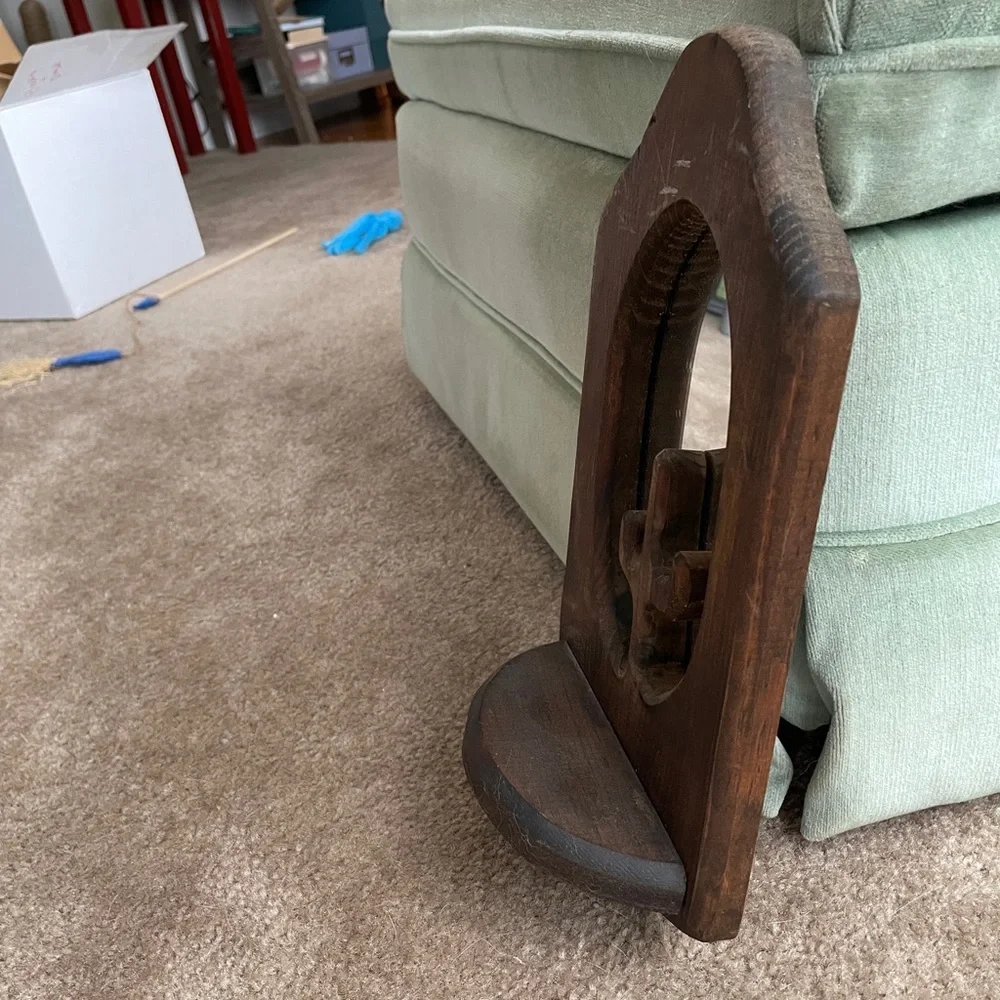 Wooden Mirror Cactus Decor Shelf - Picture 3 of 3